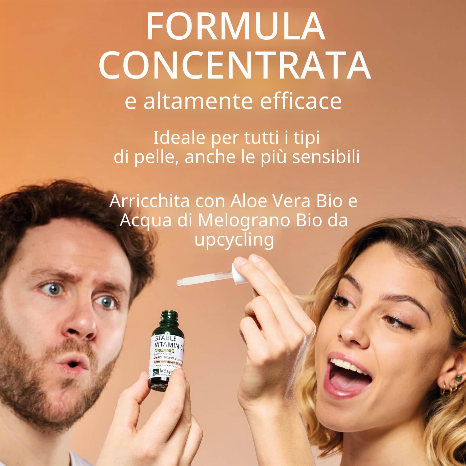 La Saponaria Siero Viso Antimacchie Vitamina C 30 ml illuminante