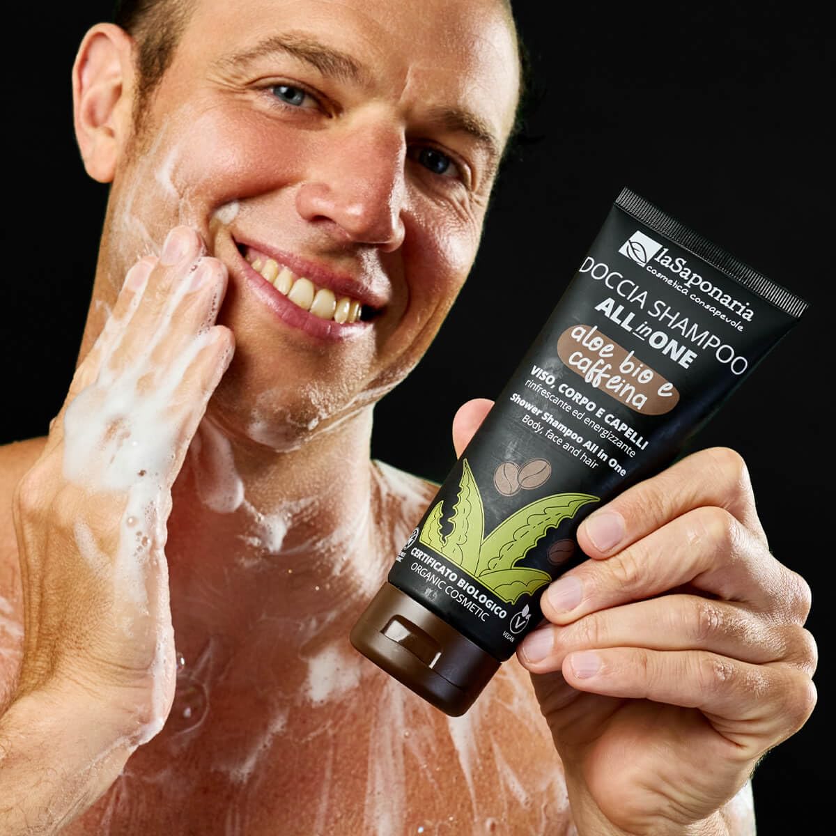 La Saponaria Uomo All-in-One doccia shampoo 3in1 200 ml