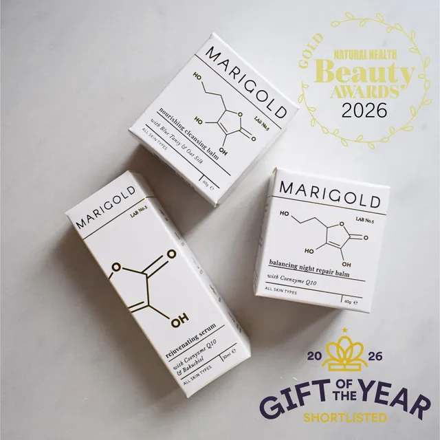Marigold Charms Glow Revival Set Viso Trio Incenso