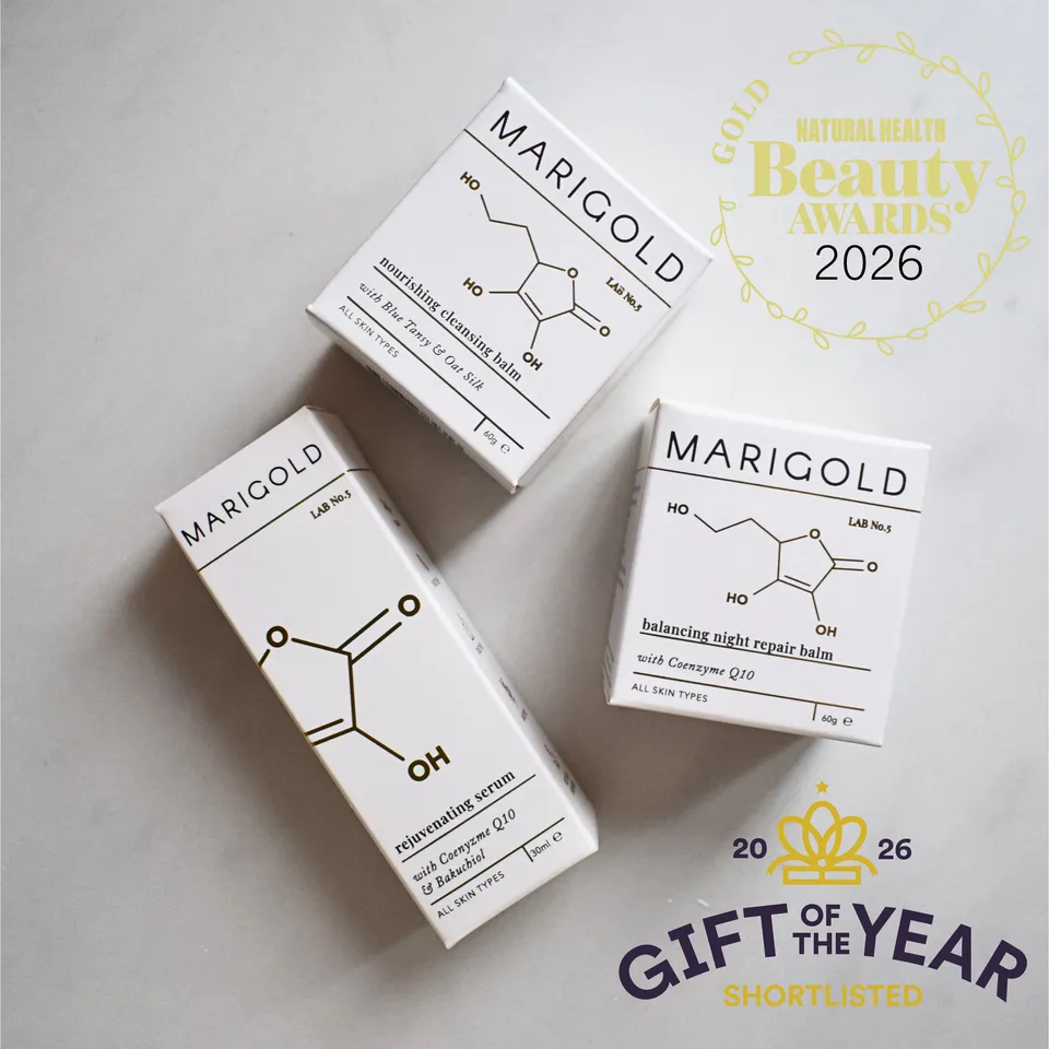 Marigold Charms Glow Revival Set Viso Trio Incenso