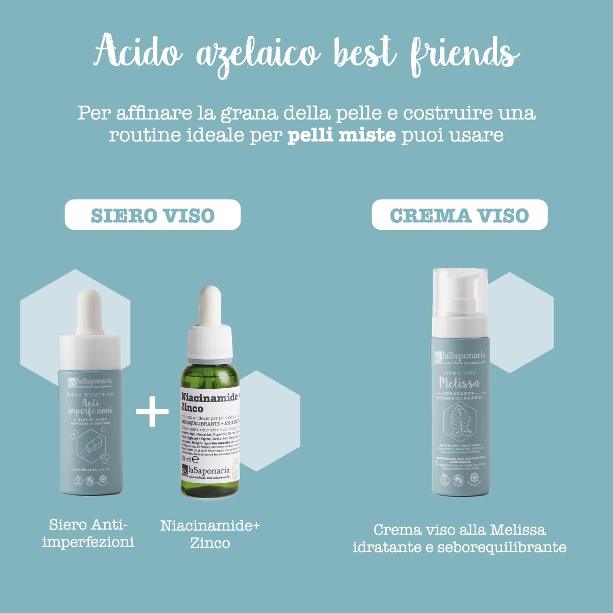 La Saponaria Siero Viso Bio Attivo anti-imperfezioni 15 ml