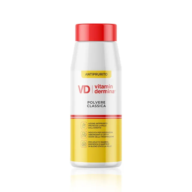 Vitamindermina Polvere Classica Protettiva 100 g Rinfrescante