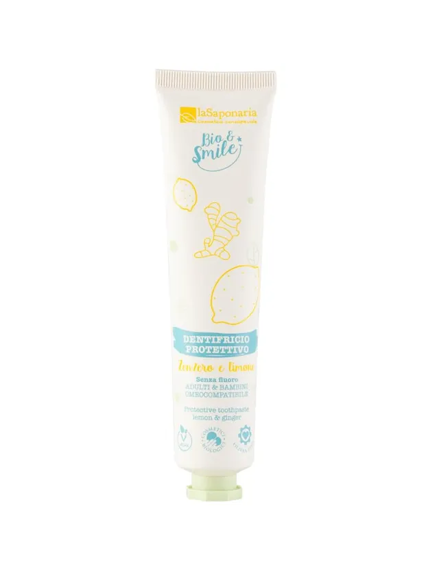 La Saponaria Dentifricio Zenzero Limone Senza Fluoro 75 ml