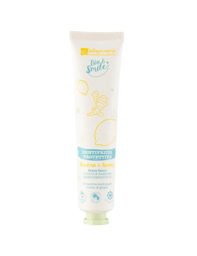 La Saponaria Dentifricio Zenzero Limone Senza Fluoro 75 ml