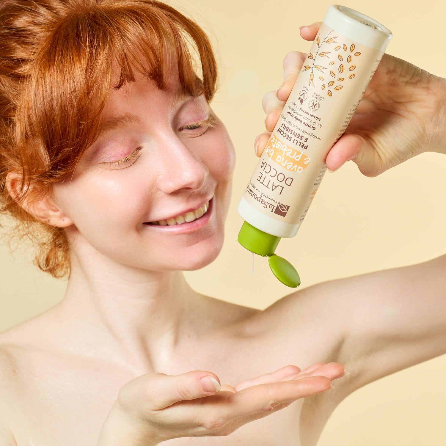 La Saponaria Avena Latte Doccia bagnodoccia 200ml pelle secca