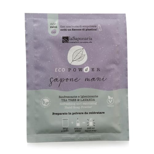 La Saponaria sapone mani polvere 25g tea tree igienizzante