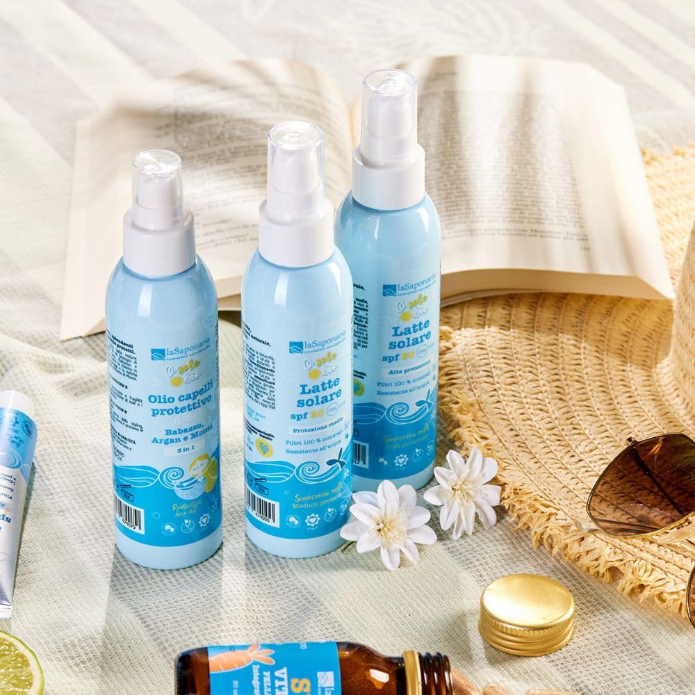La Saponaria Latte Solare SPF50 Spray 125 ml minerale