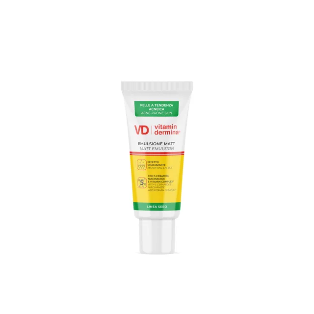 Vitamindermina Sebo Emulsione Matt viso 40 ml opacizzante