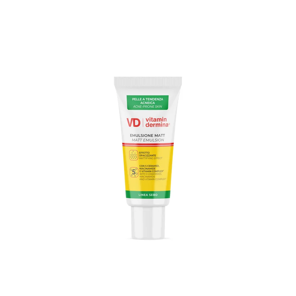 Vitamindermina Sebo Emulsione Matt viso 40 ml opacizzante