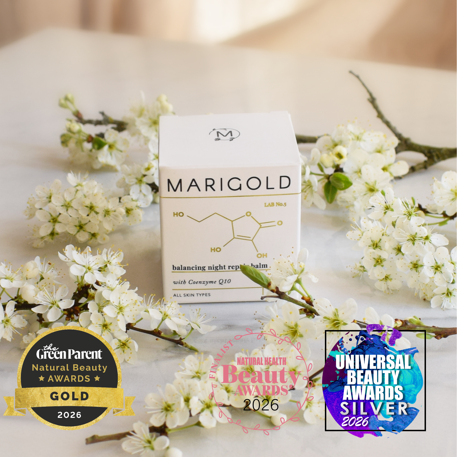 Marigold Charms Night Repair Balm crema notte riequilibrante