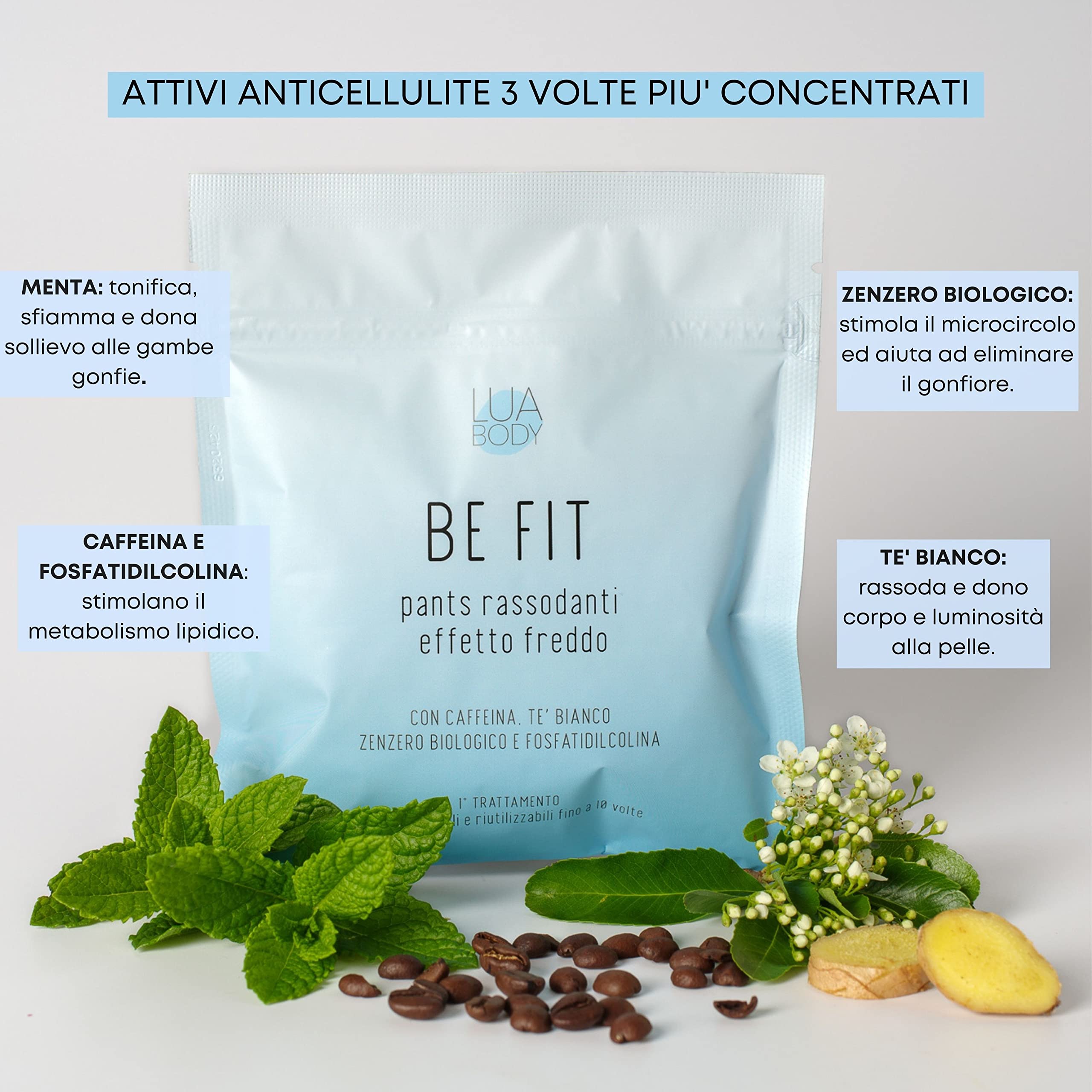 Lua Body Be Fit kit anticellulite 5 trattamenti effetto freddo