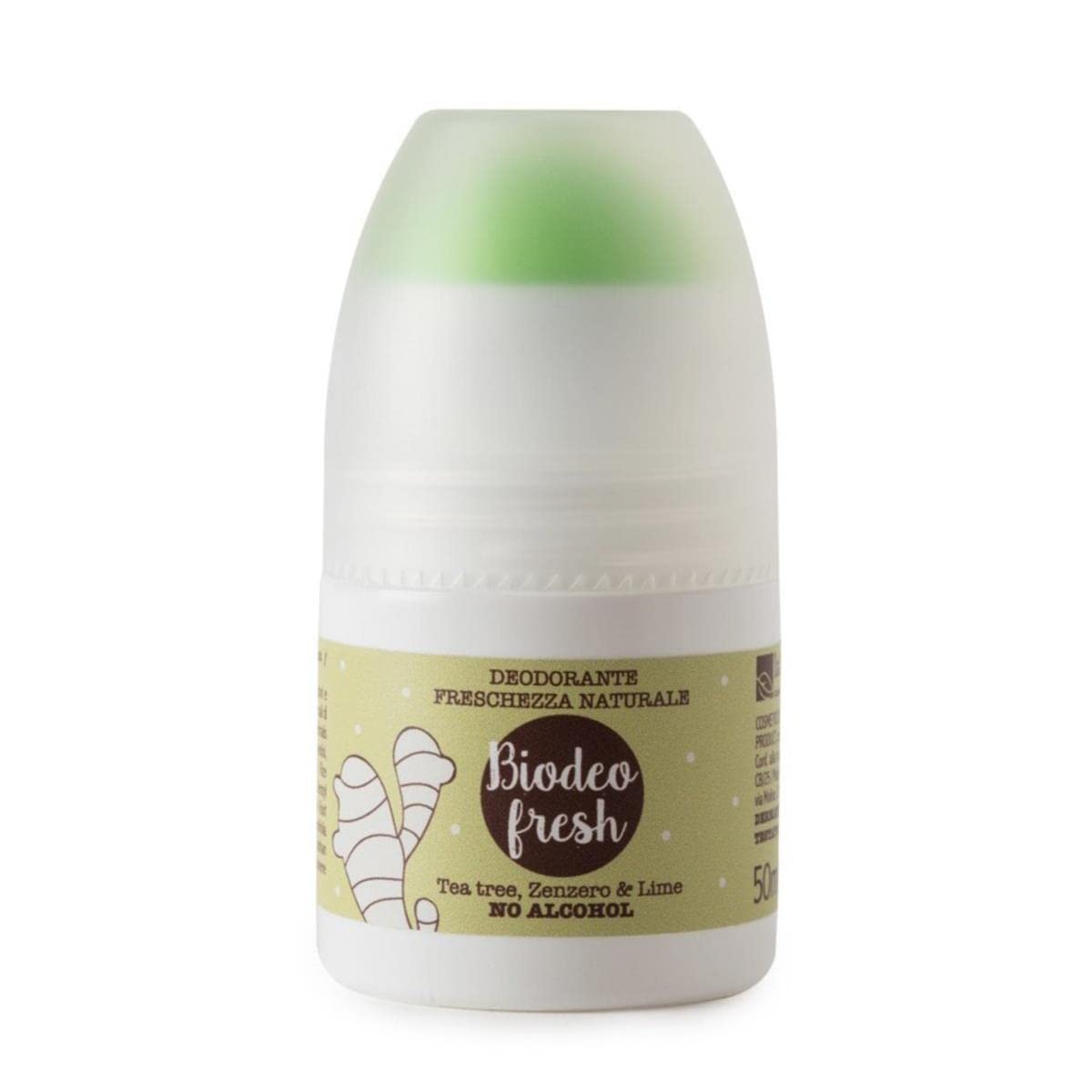 La Saponaria Tea Tree Zenzero Lime deodorante roll-on 50 ml fresco
