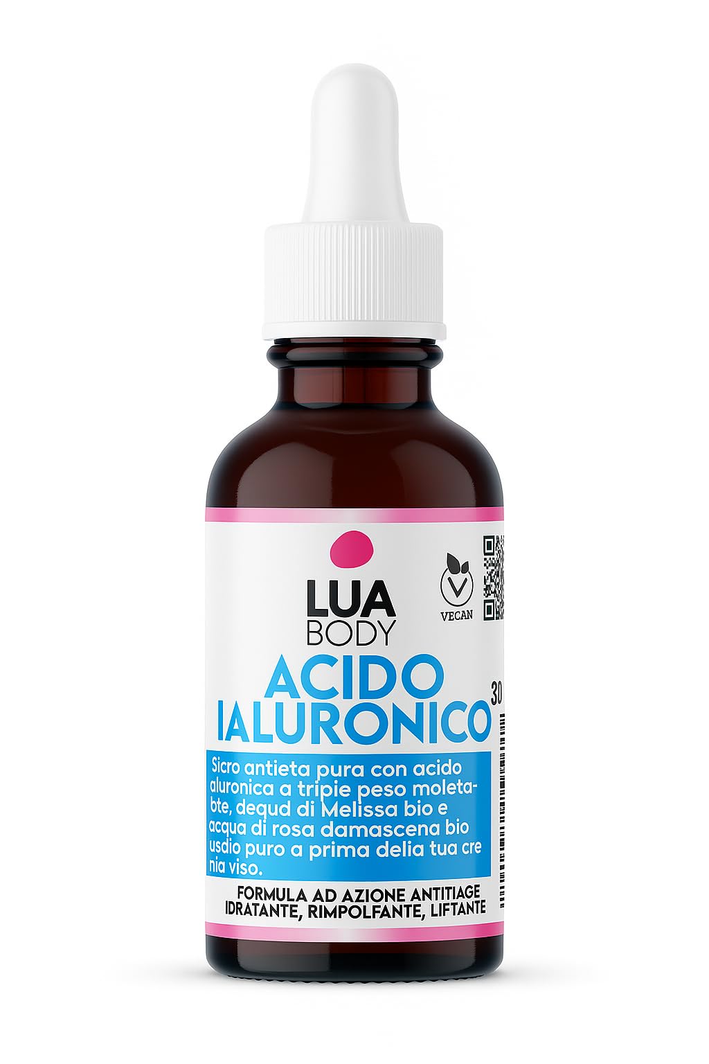 Lua Body siero viso acido ialuronico 30ml antirughe