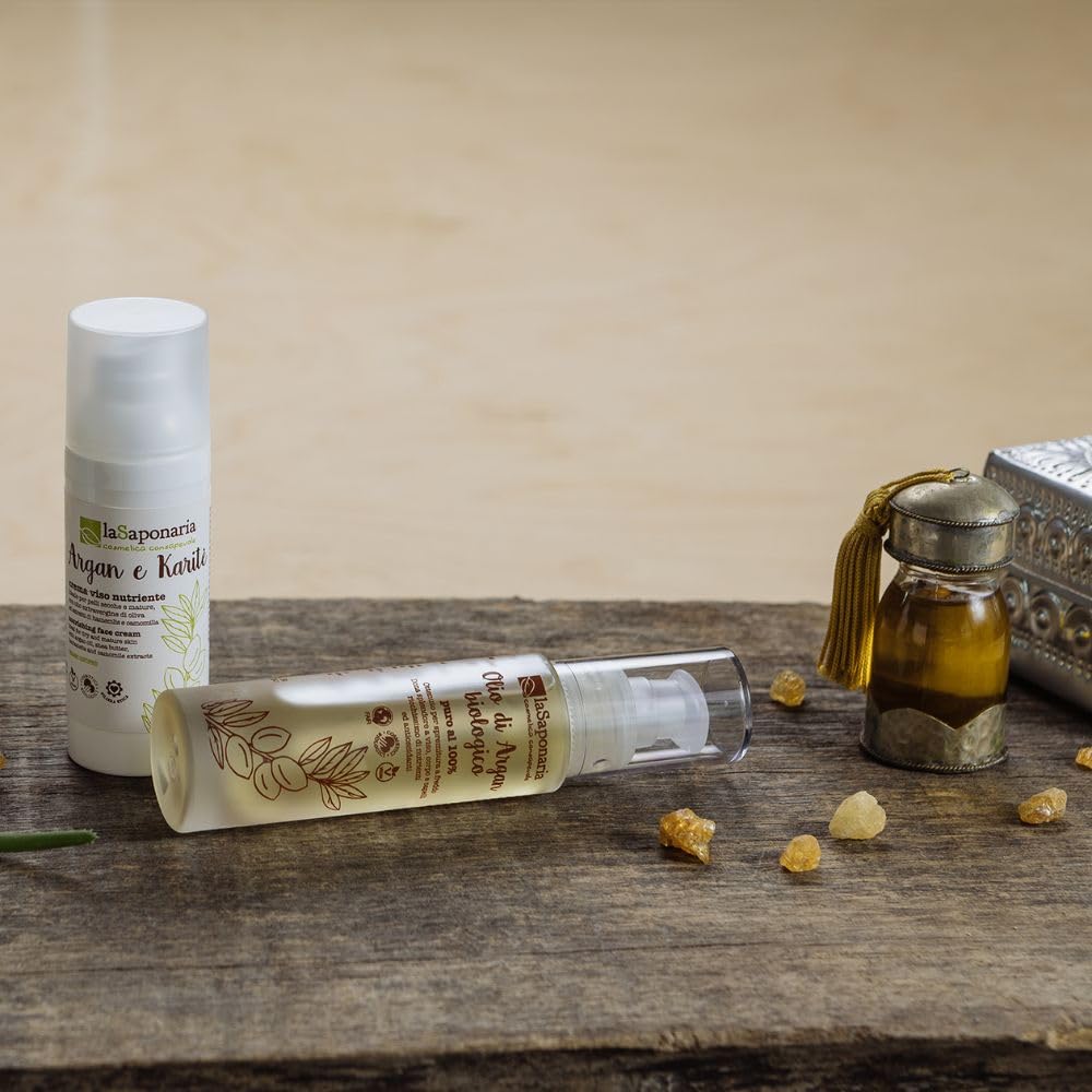 La Saponaria Aloe e Argan crema viso idratante 50 ml