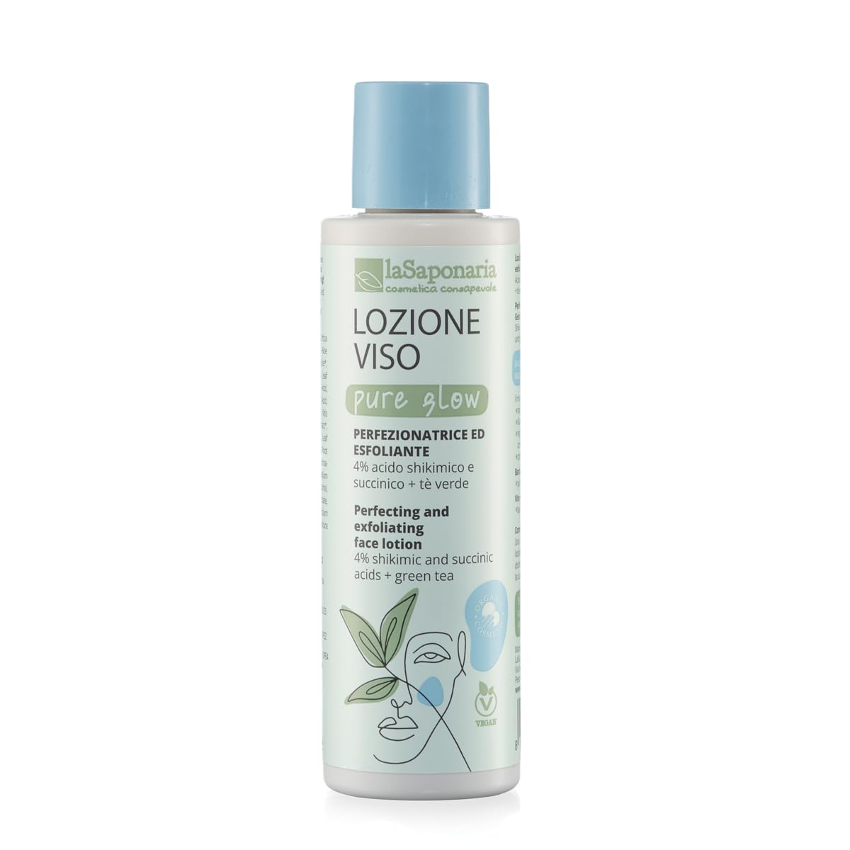 La Saponaria Pure Glow lozione viso 150 ml esfoliante