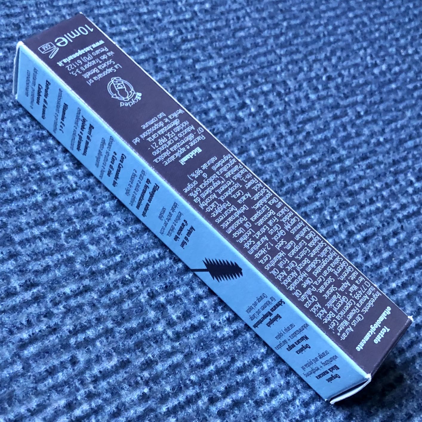 LaSaponaria Mascara Nero Bio 10 ml Volumizzante Allungante