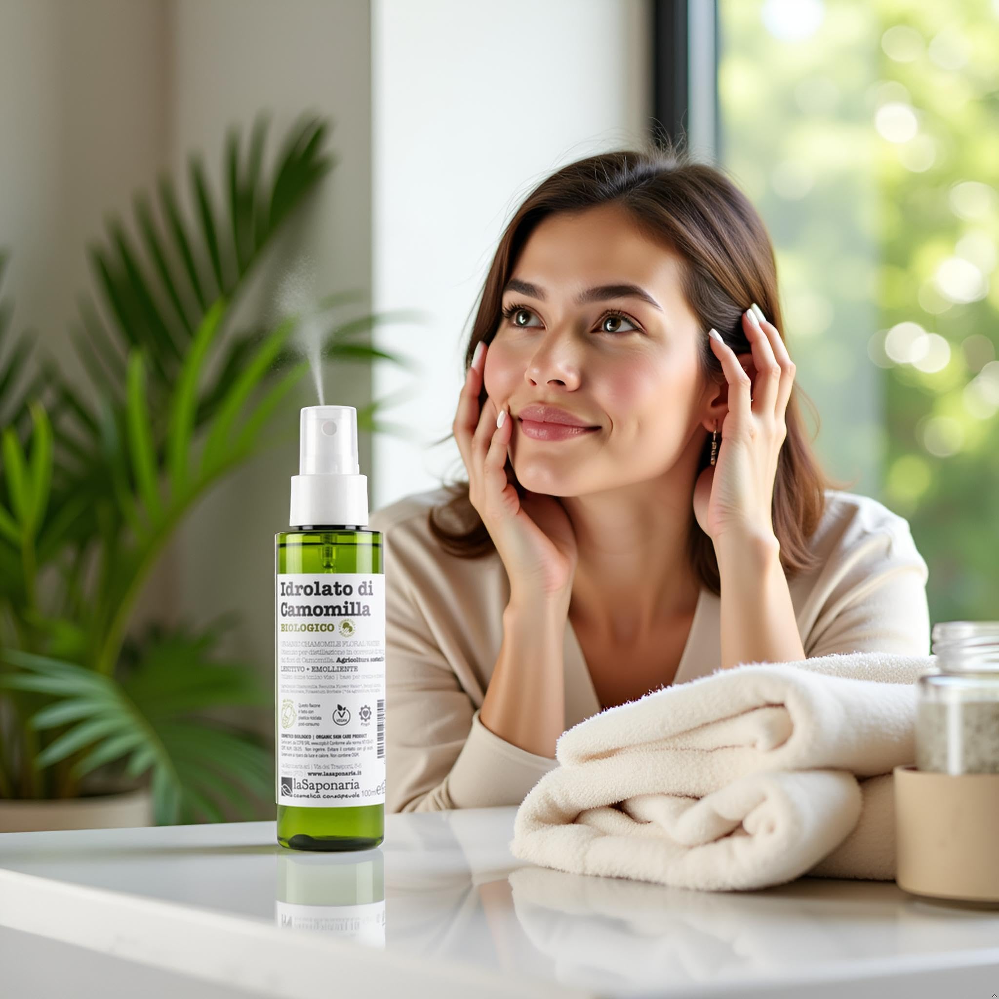 La Saponaria Idrolato Camomilla viso 100 ml pelli sensibili