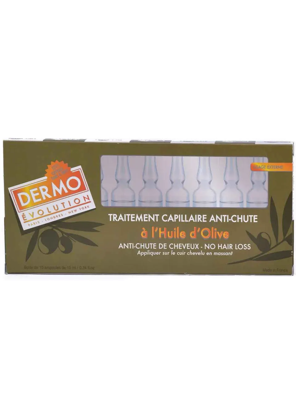 DermoEvolution Trattamento Anticaduta Olio Oliva 10 Giorni