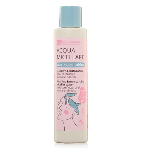 La Saponaria acqua micellare struccante 200 ml anti-rossore
