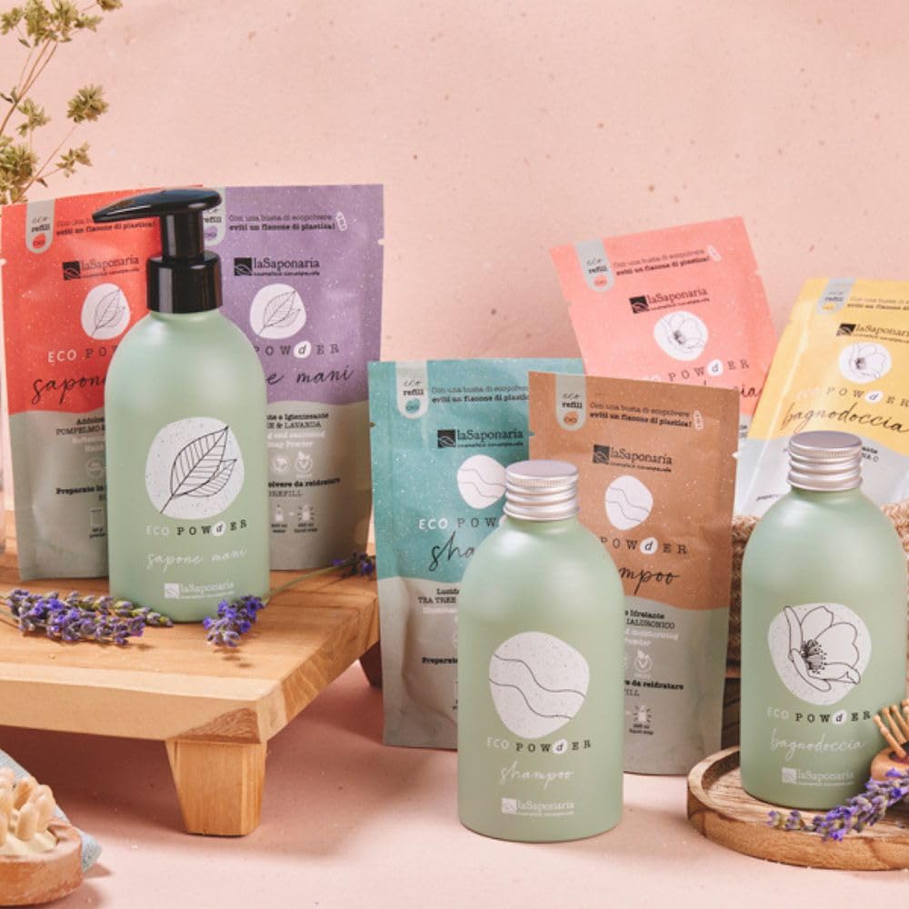 La Saponaria bagnodoccia polvere 25g mandarino energizzante