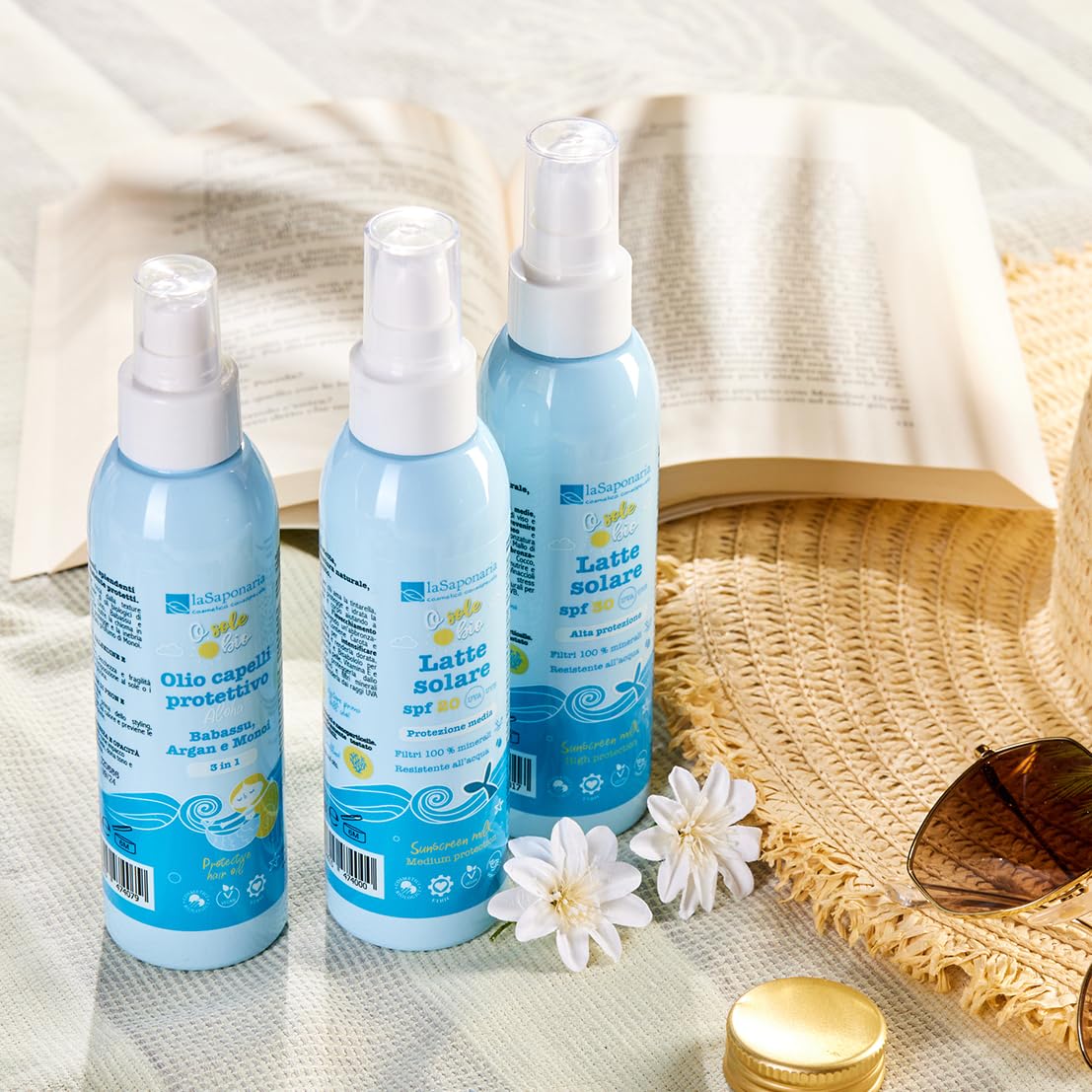 LaSaponaria Olio Capelli Protettivo 3-in-1 125 ml solare