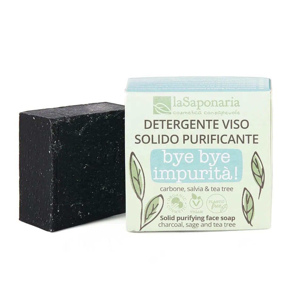 La Saponaria Bye Bye Impurità detergente viso solido 70 g