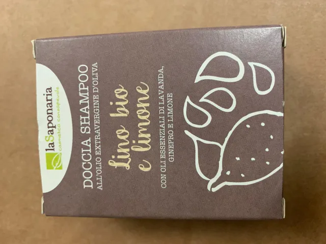 La Saponaria Shampoo Solido Semi di Lino 100 g purificante