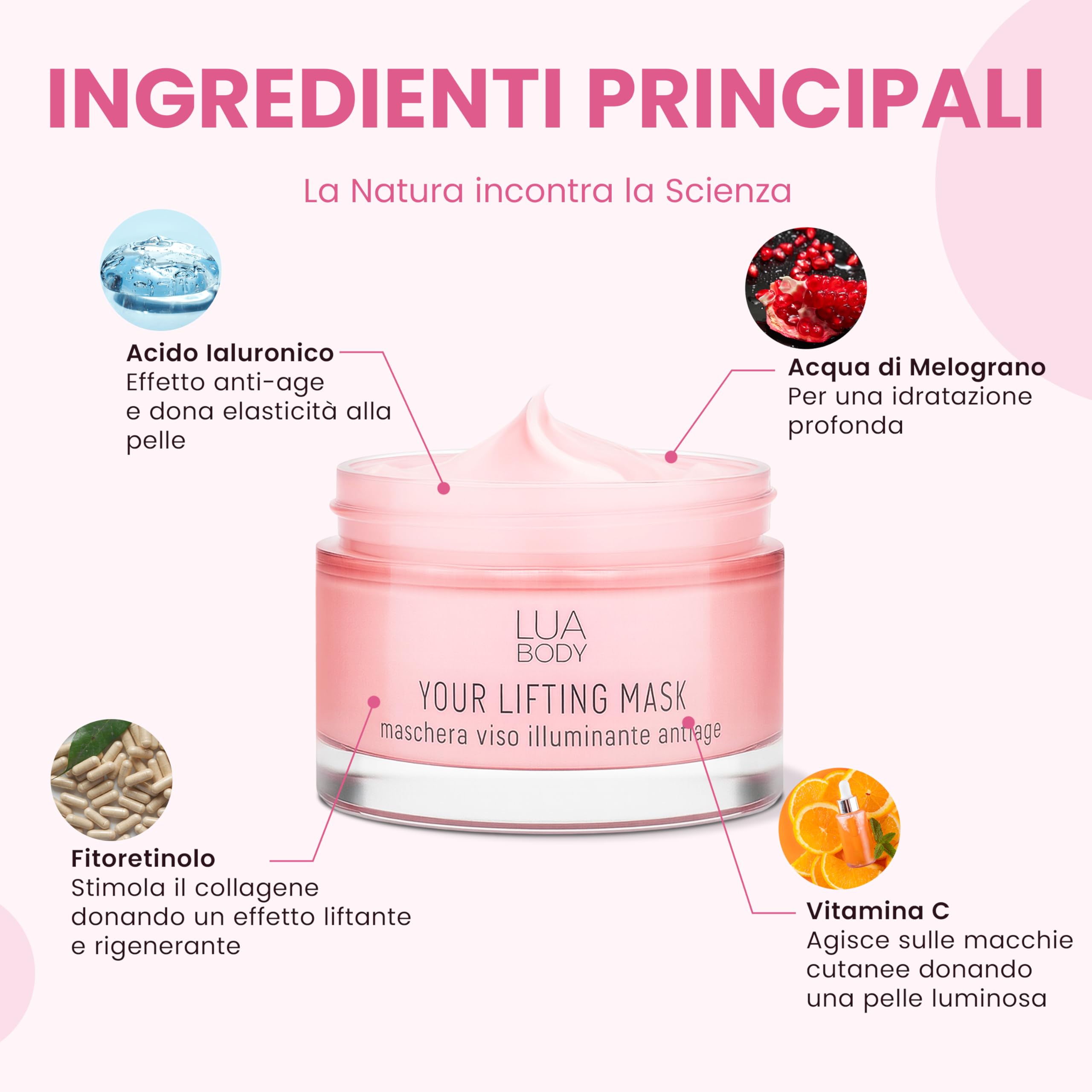 Lua Body Your Lifting Mask maschera viso antiage ialuronico
