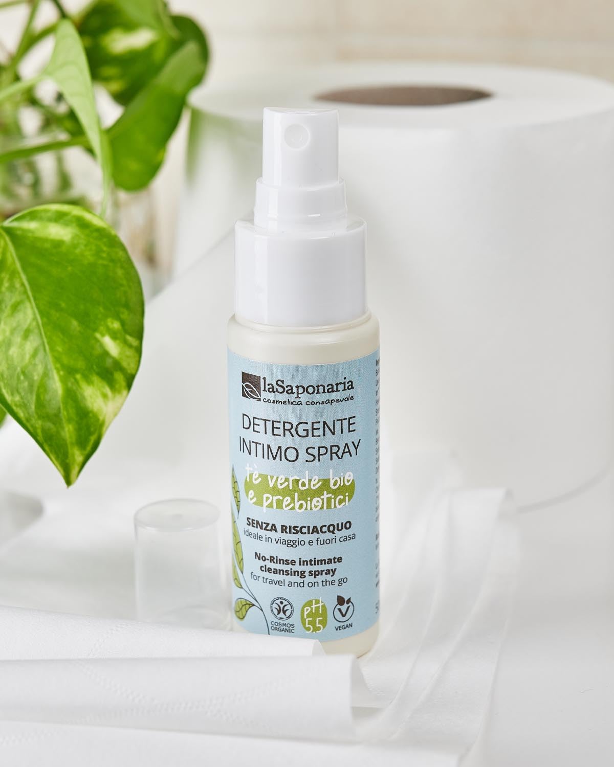 La Saponaria Tè Verde spray detergente intimo 50 ml pH 5.5