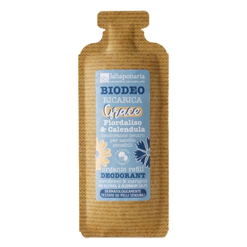 La Saponaria Grace Biodeo Ricarica deodorante 40ml pelli sensibili