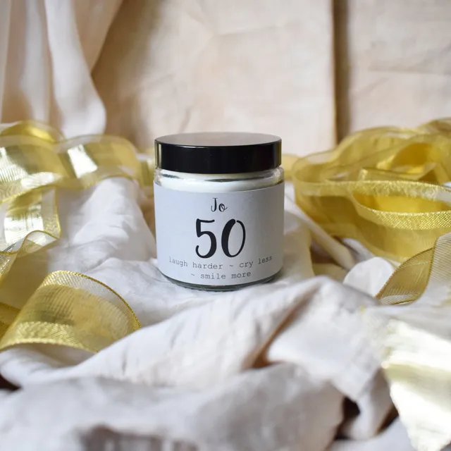 Marigold Charms 50th Birthday Candela Profumata Clementina
