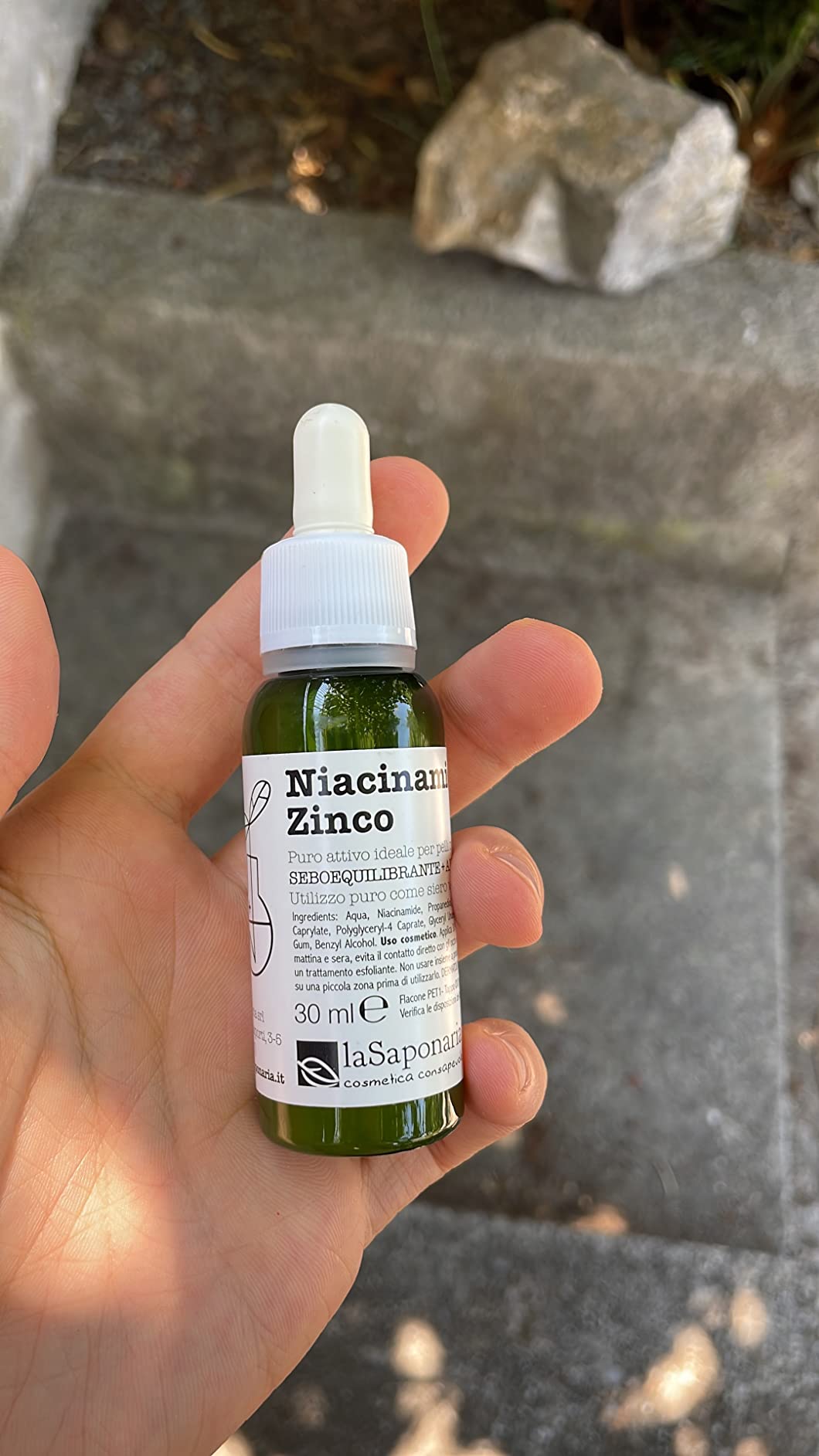 La Saponaria Niacinamide Zinco Siero Viso 30 ml Pelli Impure