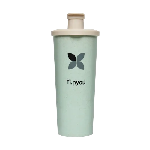 Ti.Mia Ti.Shaker Verde shaker 450 ml in fibra di bambù