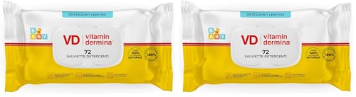 Vitamindermina Salviette Detergenti 72 pz pelli sensibili