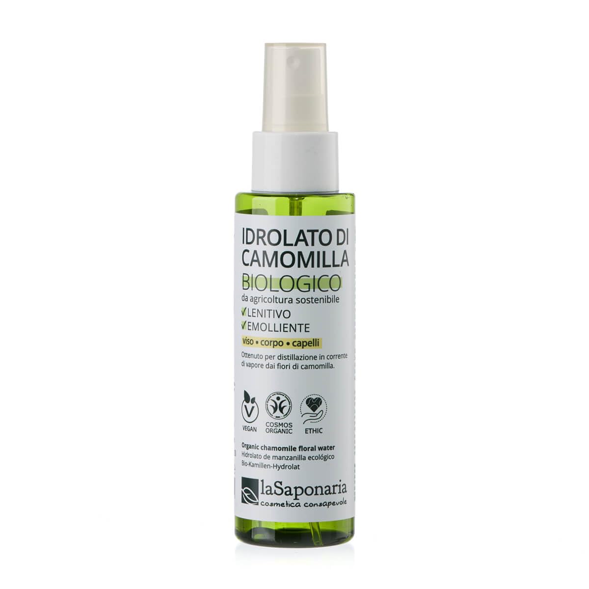 La Saponaria Idrolato Camomilla viso 100 ml pelli sensibili