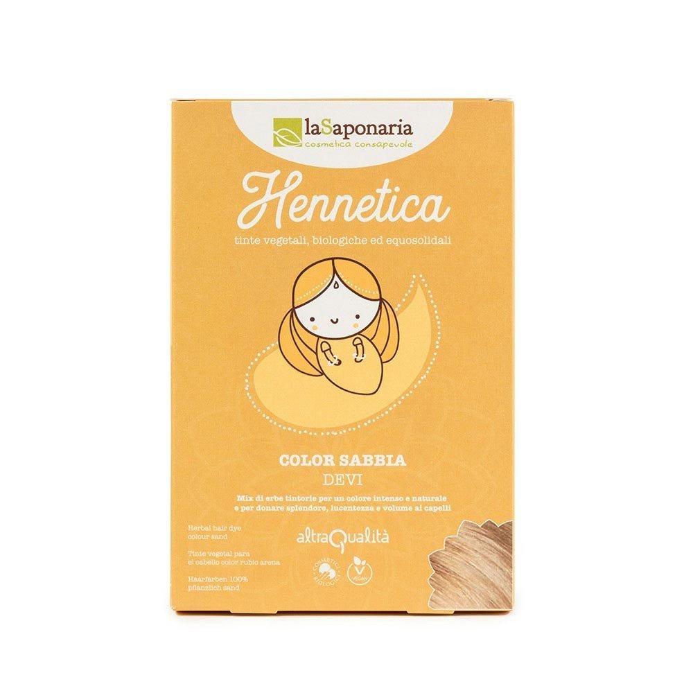 La Saponaria Hennetica Sabbia tinta vegetale biondo scuro