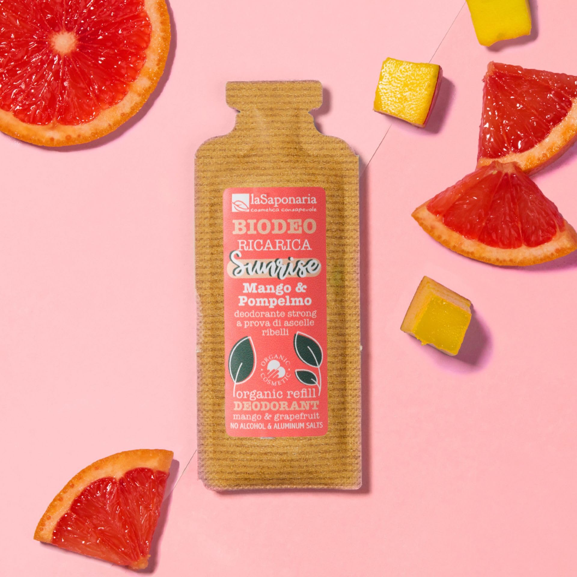 La Saponaria Sunrise Biodeo Ricarica Deodorante 40 ml Mango
