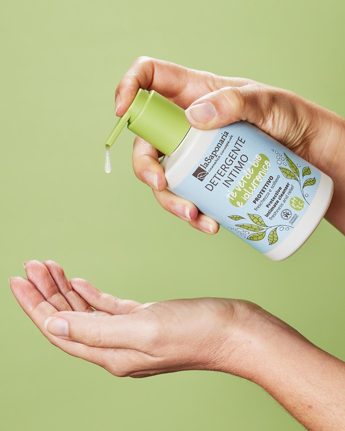 La Saponaria Detergente Intimo Bio Tè Verde 250 ml protettivo