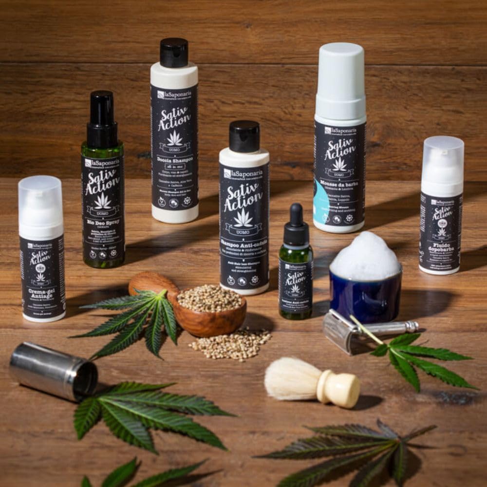 La Saponaria Mousse Barba Cannabis Sativa lenitiva 150 ml