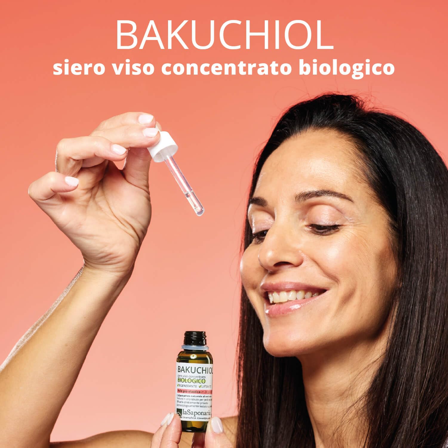 La Saponaria Siero Viso Bakuchiol antirughe olio 30 ml