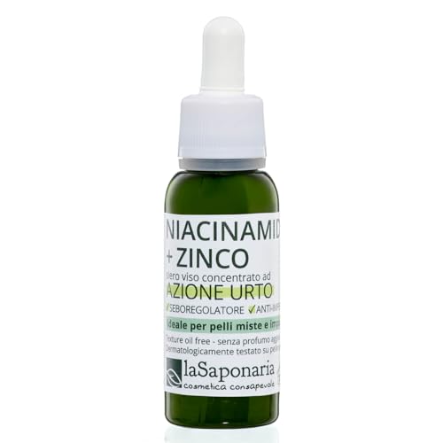 La Saponaria Niacinamide Zinco Siero Viso 30 ml Pelli Impure