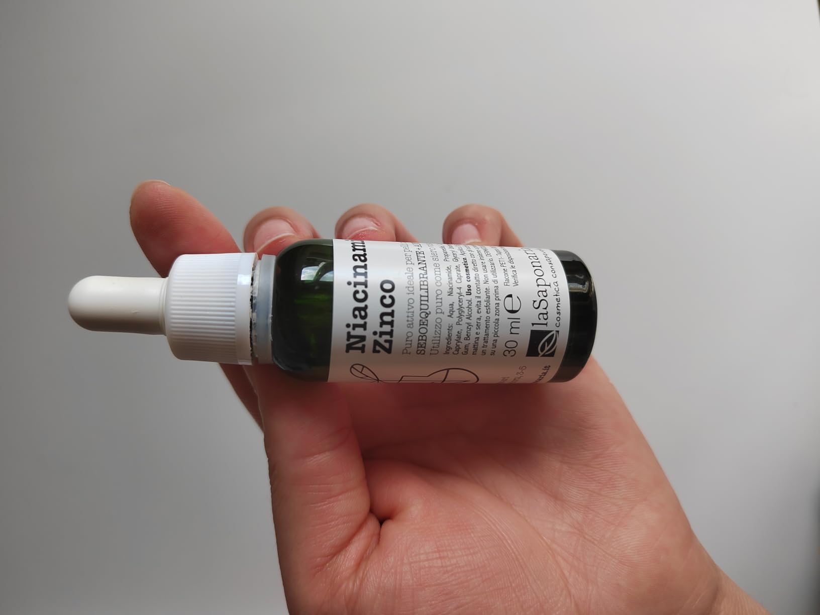 La Saponaria Niacinamide Zinco Siero Viso 30 ml Pelli Impure