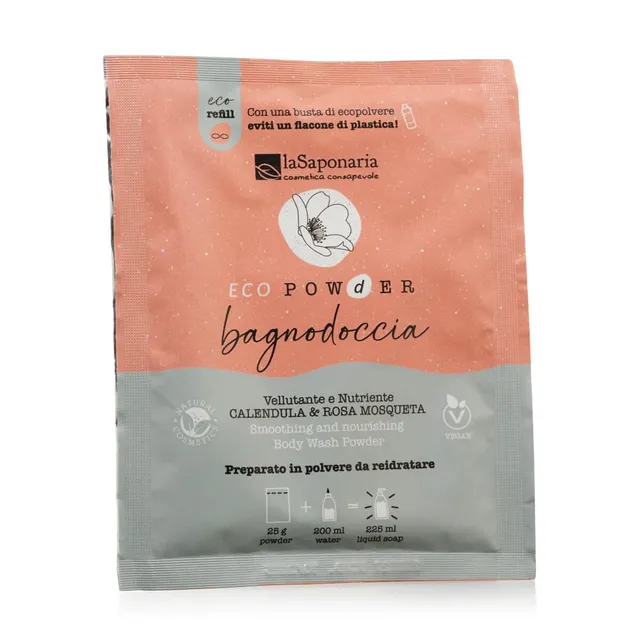 LaSaponaria Bagnodoccia Polvere Calendula Rosa Mosqueta 25 g