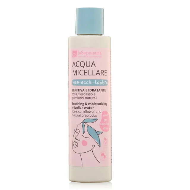 La Saponaria acqua micellare struccante 200 ml anti-rossore