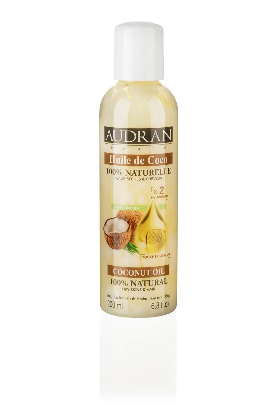 Audran olio di cocco 200 ml 100% naturale