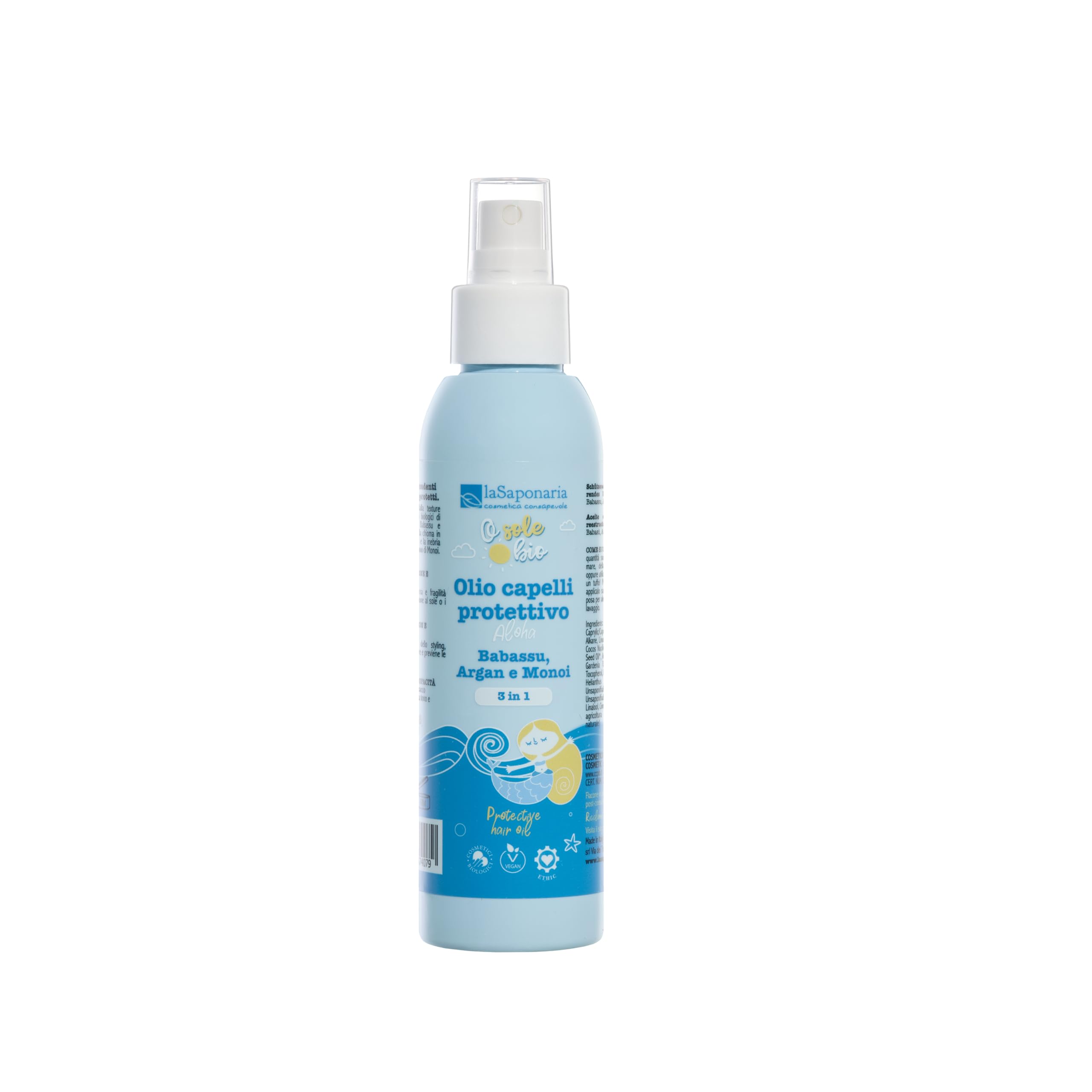LaSaponaria Olio Capelli Protettivo 3-in-1 125 ml solare
