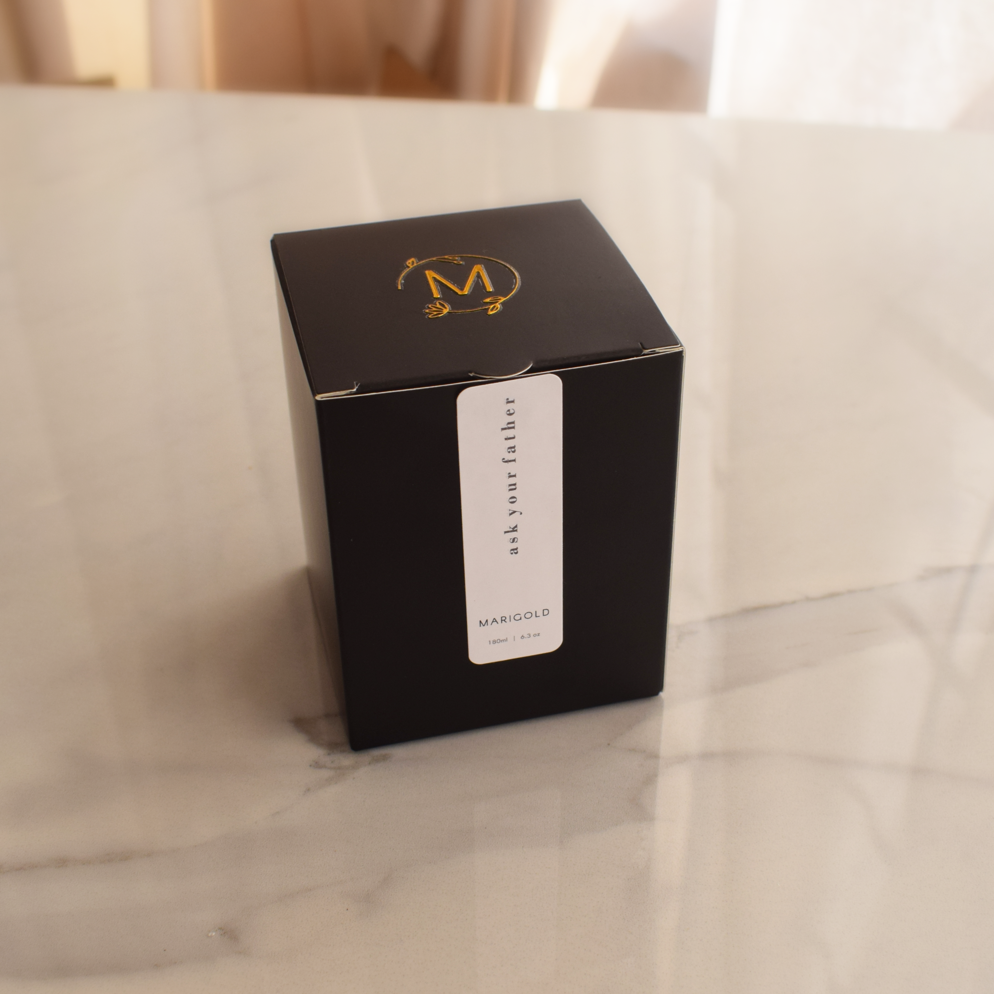 Marigold Charms Ask Your Father candela profumata sandalo 200 ml