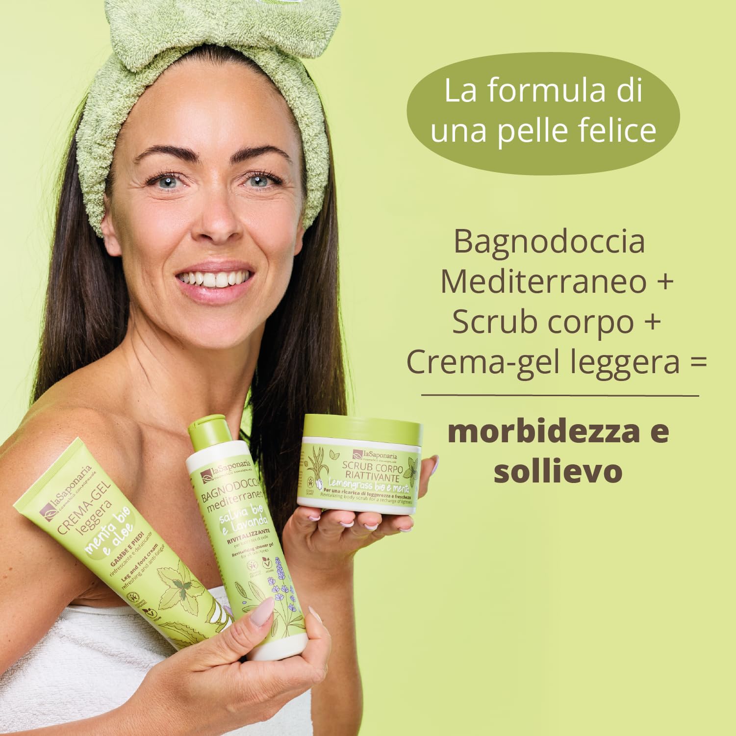 La Saponaria Mediterraneo gel doccia lavanda 200ml