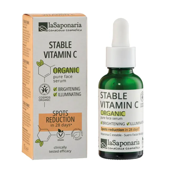 La Saponaria Siero Viso Antimacchie Vitamina C 30 ml illuminante