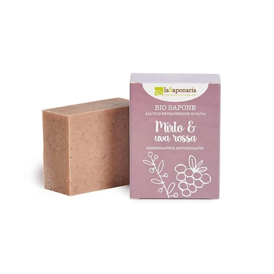 La Saponaria Mirto Uva Rossa sapone mani sensibili